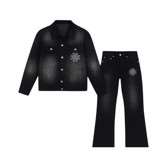 Gwalla Diamond Denim Set